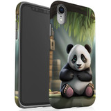 For iPhone XR Tough Protective Case, Happy Panda | iCoverLover Australia