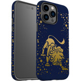 For iPhone 14 Pro Case Tough Protective Cover, Leo Drawing | iCoverLover Australia