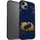 For iPhone 14 Plus Case Tough Protective Cover, Pisces Drawing | iCoverLover Australia
