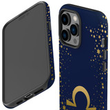 For iPhone 14 Pro Max Case Tough Protective Cover, Libra Sign | iCoverLover Australia