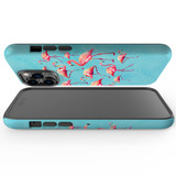 For iPhone 14 Pro Max Case Tough Protective Cover, Flamingoes | iCoverLover Australia