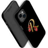 For iPhone 14 Plus Case Tough Protective Cover, Embellished Letter R | iCoverLover Australia