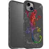 For iPhone 14 Plus Case Tough Protective Cover, Colorful Lizard | iCoverLover Australia