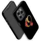 For iPhone 13 Pro Case, Protective Back Cover, Embellished Letter O | iCoverLover Australia