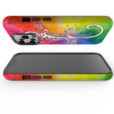 For iPhone 13 Pro Case, Protective Back Cover, Rainbow Lizard | iCoverLover Australia