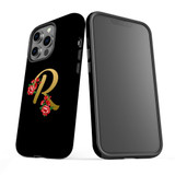 For iPhone 13 Pro Case, Protective Back Cover, Embellished Letter R | iCoverLover Australia