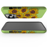 For iPhone 13 Pro Case, Protective Back Cover, Sunflowers | iCoverLover Australia