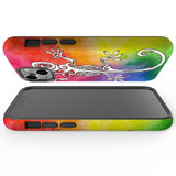 For iPhone 13 mini Case, Protective Back Cover, Rainbow Lizard | iCoverLover Australia