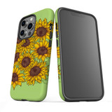 For iPhone 13 Pro Max Case, Protective Back Cover, Sunflowers | iCoverLover Australia