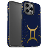 For iPhone 13 Pro Case, Protective Back Cover, Gemini Sign | iCoverLover Australia