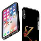 For iPhone XS/X Case, Protective Back Cover, Embellished Letter Z | iCoverLover Australia