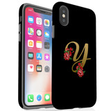 For iPhone XS/X Case, Protective Back Cover, Embellished Letter Y | iCoverLover Australia