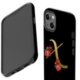 For iPhone 13 Case, Protective Back Cover, Embellished Letter X | iCoverLover Australia