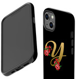 For iPhone 13 Case, Protective Back Cover, Embellished Letter Y | iCoverLover Australia