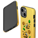 For iPhone 13 mini Case, Protective Back Cover, Honey Bees | iCoverLover Australia