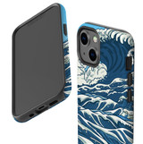 For iPhone 13 mini Case, Protective Back Cover, Japanese Wave | iCoverLover Australia