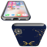 For iPhone XS/X Case, Protective Back Cover, Pisces Sign | iCoverLover Australia