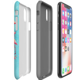 For iPhone XS/X Case, Protective Back Cover, Flamingoes | iCoverLover Australia