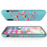 For iPhone XS/X Case, Protective Back Cover, Flamingoes | iCoverLover Australia