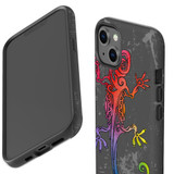 For iPhone 13 Case, Protective Back Cover, Colorful Lizard | iCoverLover Australia