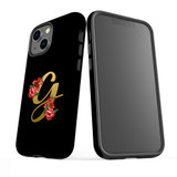 For iPhone 13 mini Case, Protective Back Cover, Embellished Letter G | iCoverLover Australia