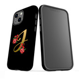 For iPhone 13 mini Case, Protective Back Cover, Embellished Letter J | iCoverLover Australia