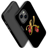 For iPhone 13 mini Case, Protective Back Cover, Embellished Letter K | iCoverLover Australia