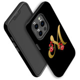 For iPhone 13 Pro Max Case, Protective Back Cover, Embellished Letter M | iCoverLover Australia