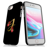 For Apple iPhone SE 5G (2022)/SE (2020)/8/7 Case, Protective Back Cover, Embellished Letter J | iCoverLover Australia