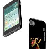 For Apple iPhone SE 5G (2022)/SE (2020)/8/7 Case, Protective Back Cover, Embellished Letter K | iCoverLover Australia