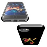 For Apple iPhone SE 5G (2022)/SE (2020)/8/7 Case, Protective Back Cover, Embellished Letter K | iCoverLover Australia