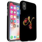 For iPhone XS/X Case, Protective Back Cover, Embellished Letter N | iCoverLover Australia