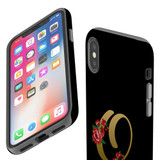 For iPhone XS/X Case, Protective Back Cover, Embellished Letter O | iCoverLover Australia
