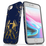 For Apple iPhone SE 5G (2022)/SE (2020)/8/7 Case, Protective Back Cover, Gemini Drawing | iCoverLover Australia