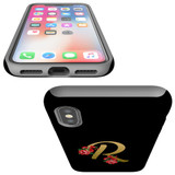 For iPhone XS/X Case, Protective Back Cover, Embellished Letter R | iCoverLover Australia