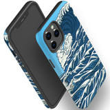 For iPhone 12/12 Pro Case, Protective Back Cover, Japanese Wave | iCoverLover Australia
