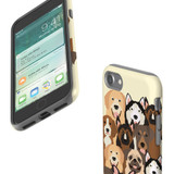 For Apple iPhone SE 5G (2022)/SE (2020)/8/7 Case, Protective Back Cover, Seamless Dogs | iCoverLover Australia