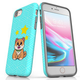 For Apple iPhone SE 5G (2022)/SE (2020)/8/7 Case, Protective Back Cover, Shiba Inu Dog | iCoverLover Australia