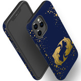 For iPhone 12/12 Pro Case, Protective Back Cover, Pisces Drawing | iCoverLover Australia