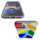 For Apple iPhone SE 5G (2022)/SE (2020)/8/7 Case, Protective Back Cover, Rainbow Brushes | iCoverLover Australia