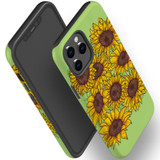 For iPhone 12/12 Pro Case, Protective Back Cover, Sunflowers | iCoverLover Australia