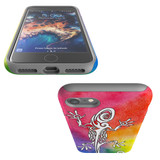 For Apple iPhone SE 5G (2022)/SE (2020)/8/7 Case, Protective Back Cover, Rainbow Lizard | iCoverLover Australia