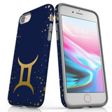 For Apple iPhone SE 5G (2022)/SE (2020)/8/7 Case, Protective Back Cover, Gemini Sign | iCoverLover Australia