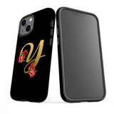 For iPhone 13 mini Case, Protective Back Cover, Embellished Letter Y | iCoverLover Australia