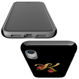 For iPhone XR Case, Protective Back Cover, Embellished Letter K | iCoverLover Australia