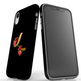 For iPhone XR Case, Protective Back Cover, Embellished Letter L | iCoverLover Australia