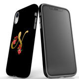 For iPhone XR Case, Protective Back Cover, Embellished Letter N | iCoverLover Australia