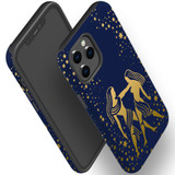 For iPhone 12 Pro Max Case, Protective Back Cover, Gemini Drawing | iCoverLover Australia