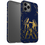 For iPhone 12 Pro Max Case, Protective Back Cover, Gemini Drawing | iCoverLover Australia