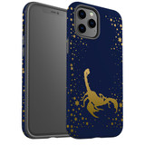 For iPhone 12 Pro Max Case, Protective Back Cover, Scorpio Drawing | iCoverLover Australia